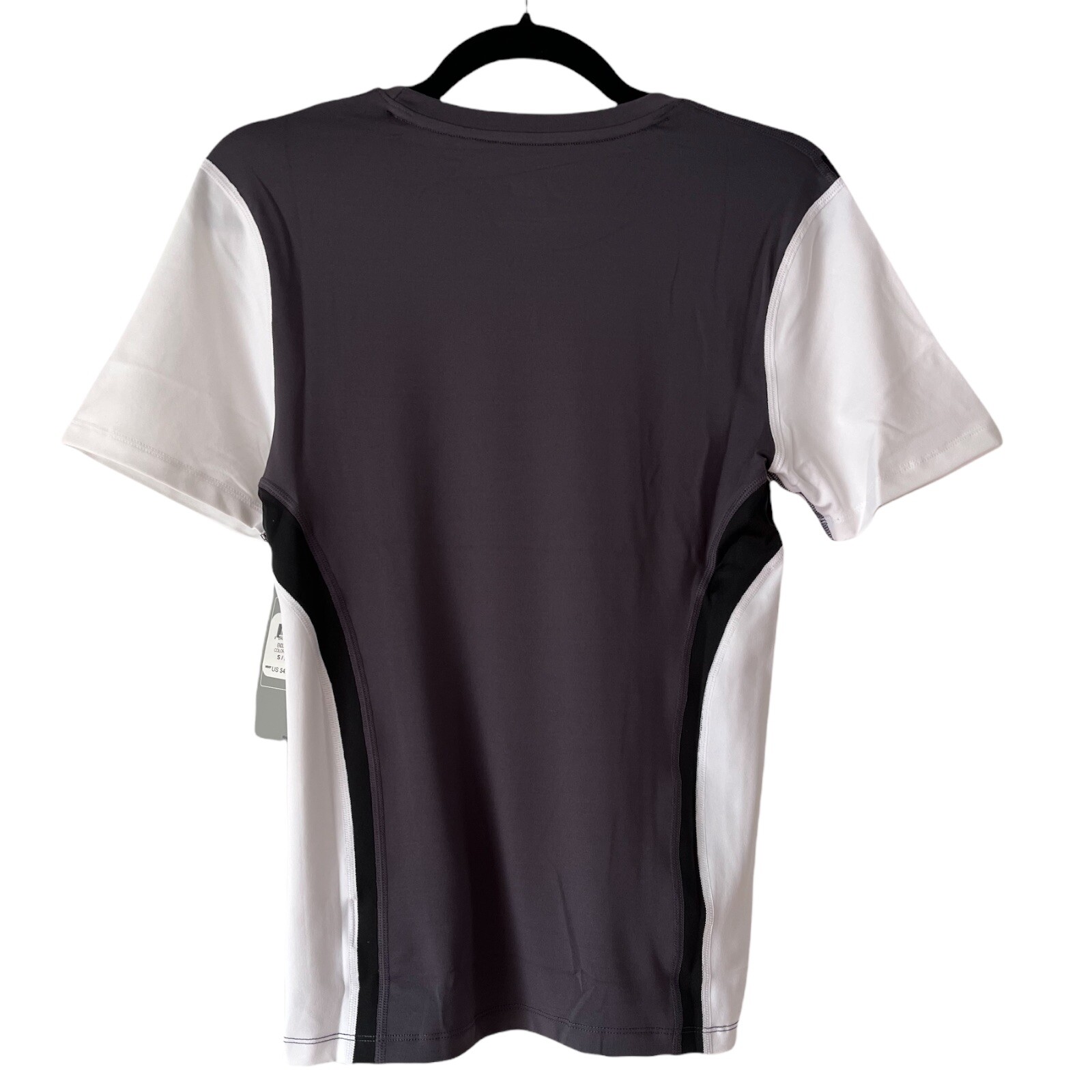 ASICS Gray & White Enduro Short Sleeve Compression Top Mens Size Small NEW gallery