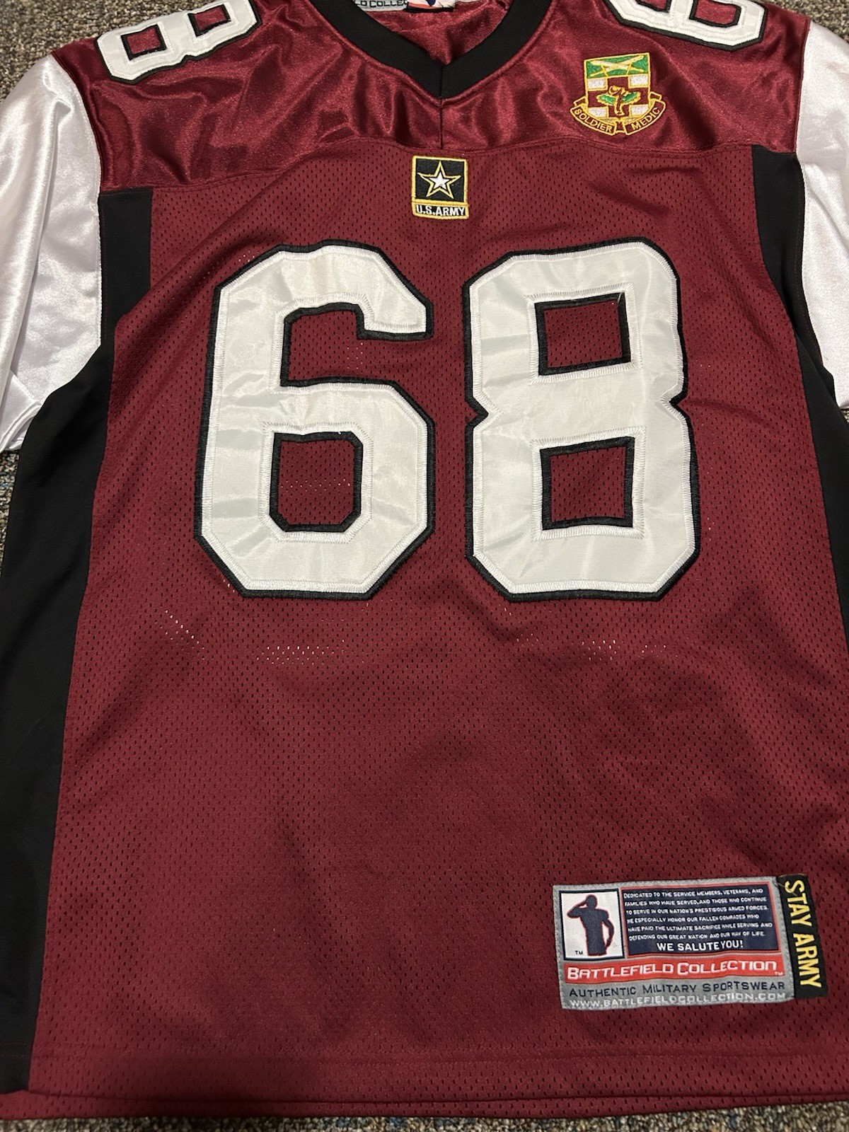 Vintage 90s Battlefield Collection Authentic Military Sportswear Jersey gallery
