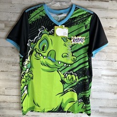 Nickelodeon Reptar Soccer Jersey Green size Medium RUGRATS