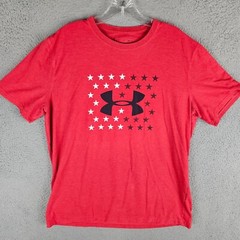 Under Armour Mens Shirt Medium Short Sleeve USA Stars