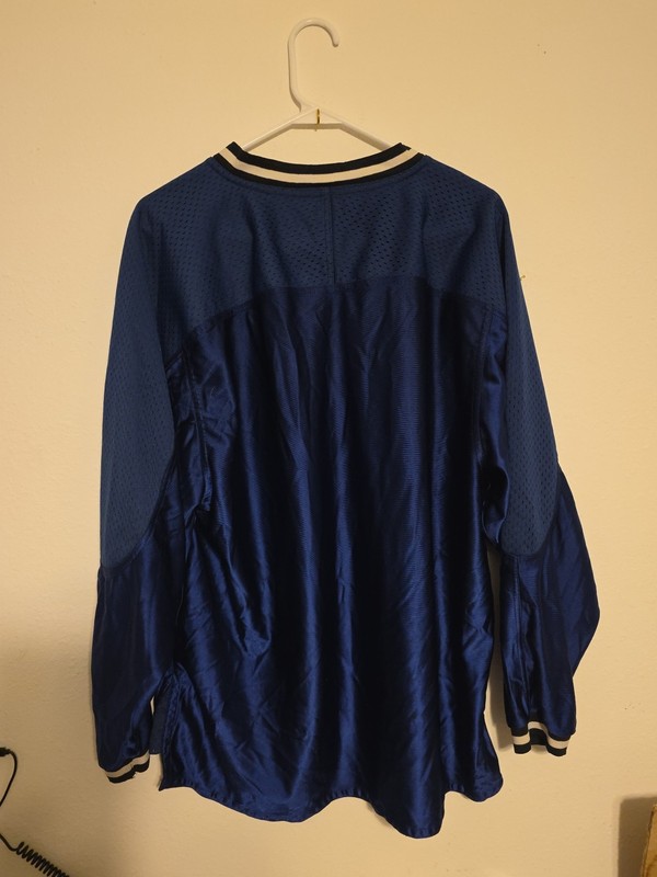 OrangTag Nike Pullover V-Neck Shirt Navy Blue 920220 KL4 Mens L Knitted Sleeves gallery