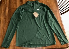 Nike Element Dri-Fit Element 1/2 Zip Gorge Green / Green Mens Size Large