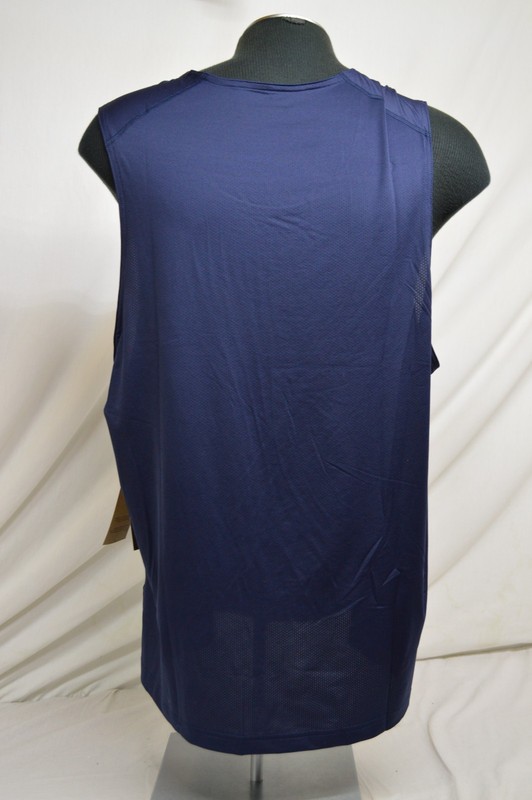 NEW NIKE Dri-FIT Ready Fitness Tank Top sz XL X-Large Navy Blue Black gallery