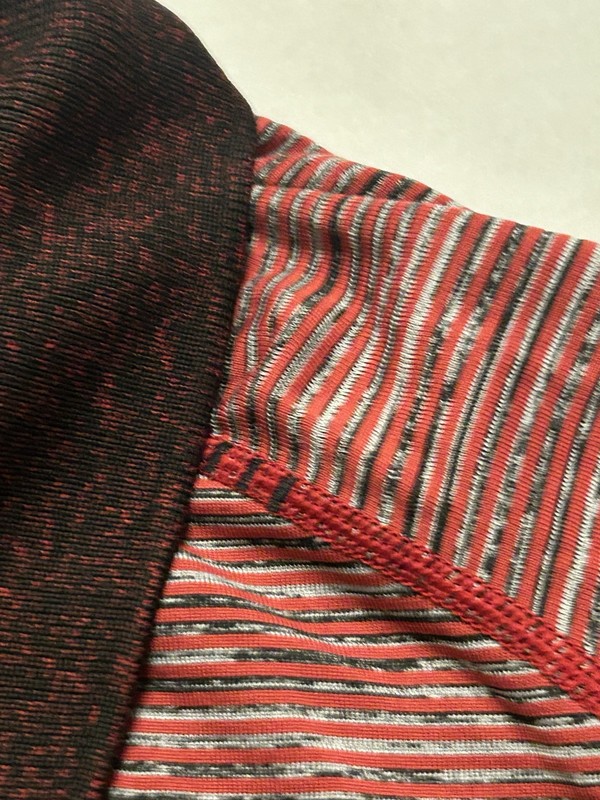 Lululemon Metal Vent Tech Polo Dark Red / White / Obsidian / Black Size Large gallery