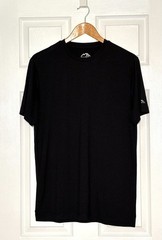 MERINO TECH T-Shirt Mens Sz M Super Fine Merino Wool Undershirt Shirt Black NIP