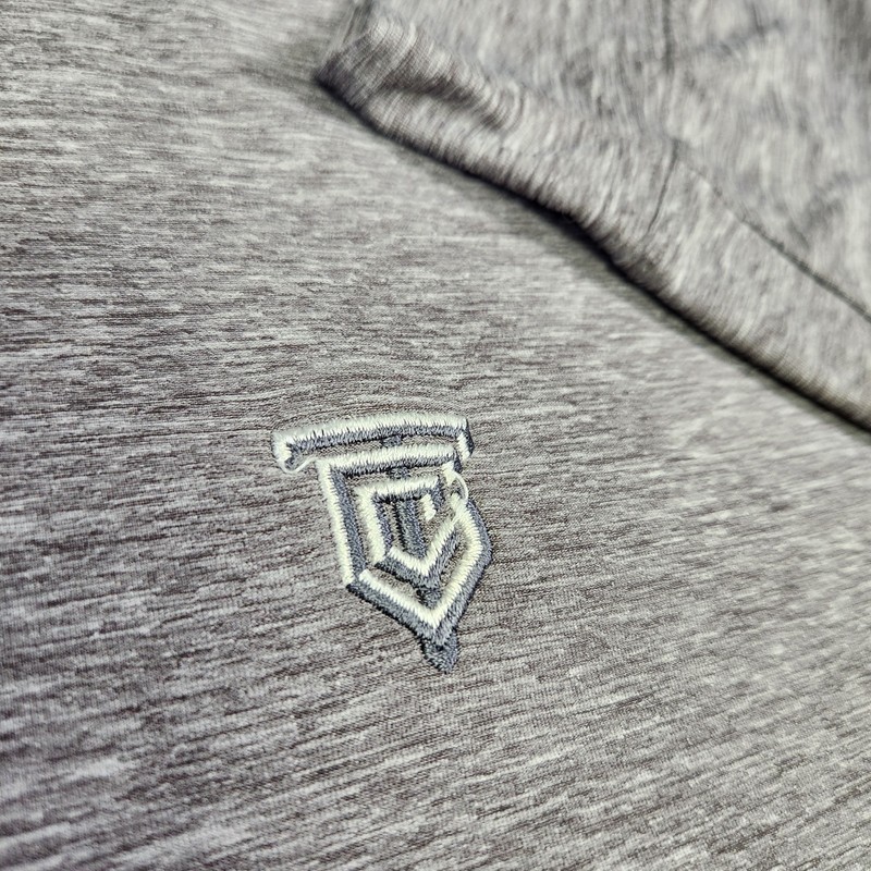Straight Down Pullover Men Large Gray Performance 1/4 Zip Golf Lightweight gallery