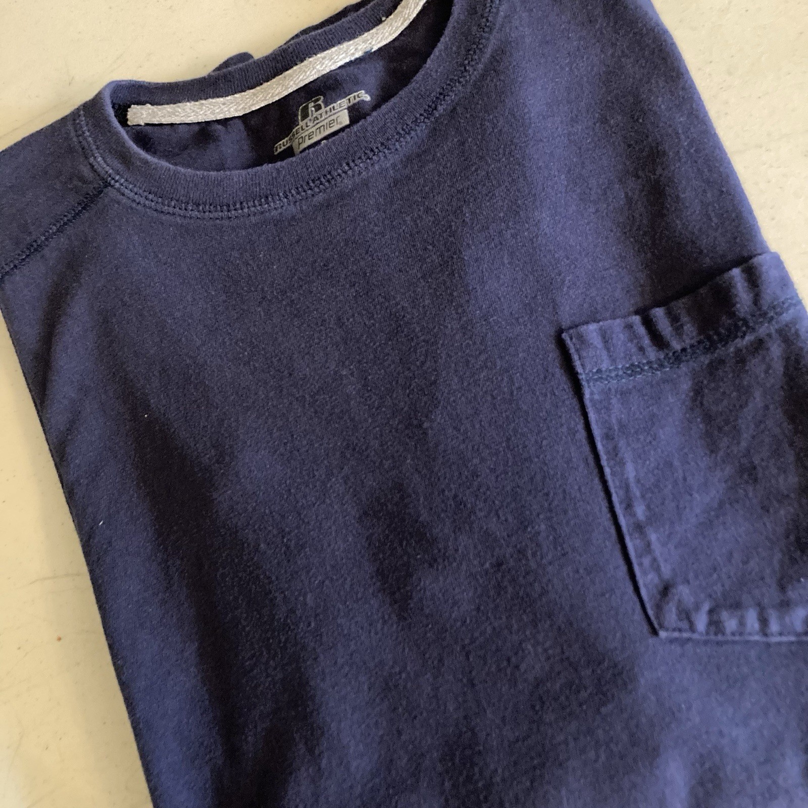 Men’s Russell Athletic Performance Pocket T Shirt Navy Size Large gallery