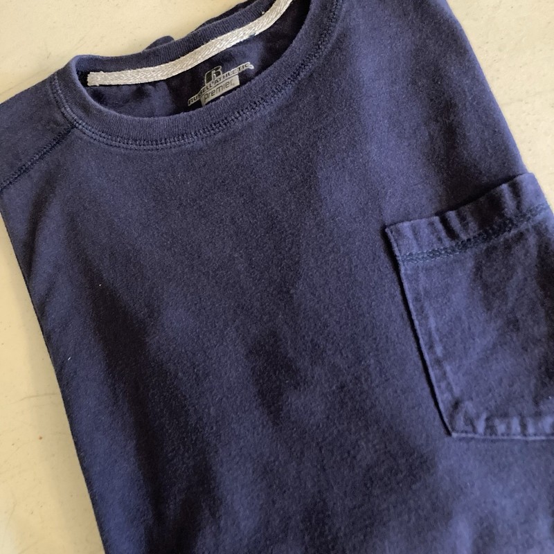 Men’s Russell Athletic Performance Pocket T Shirt Navy Size Large gallery