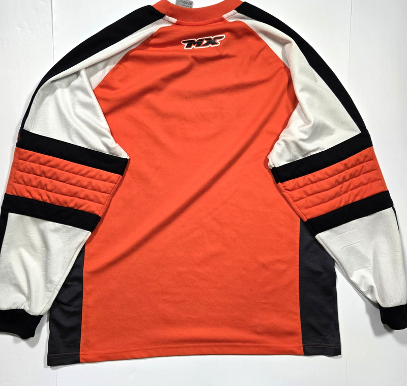 Athletic Works MX Motocross Super Machine Jersey 90s Y2K SZ L Rare VTG Motocross gallery