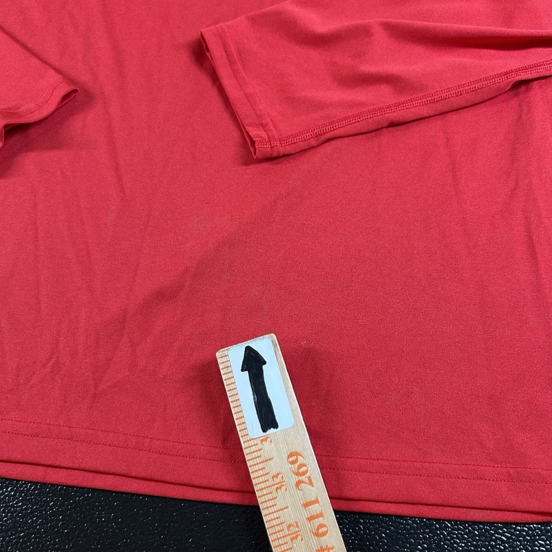 Champion Double Dry Long Sleeve Shirt Mens Medium Red Performance Tee gallery