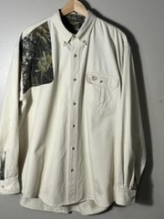 Tallwoods Mossy Oak With Camo long sleeve button down XL