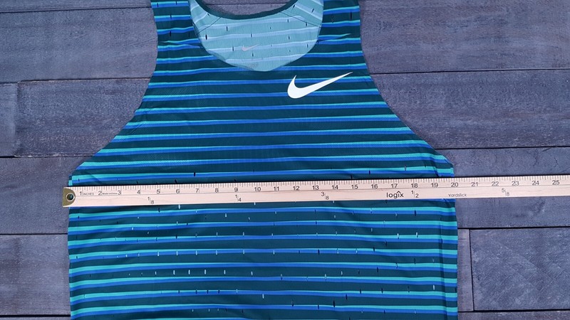 NIKE 2022 Pro Elite Team Distance Singlet Mens LARGE Made In USA Blue Green gallery