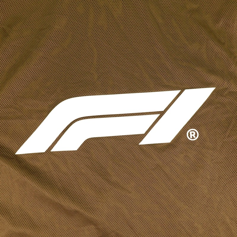 Formula 1 Shirt Mens Medium Brown White PacSun Polo F1 Zip Up Racing Grand Prix gallery