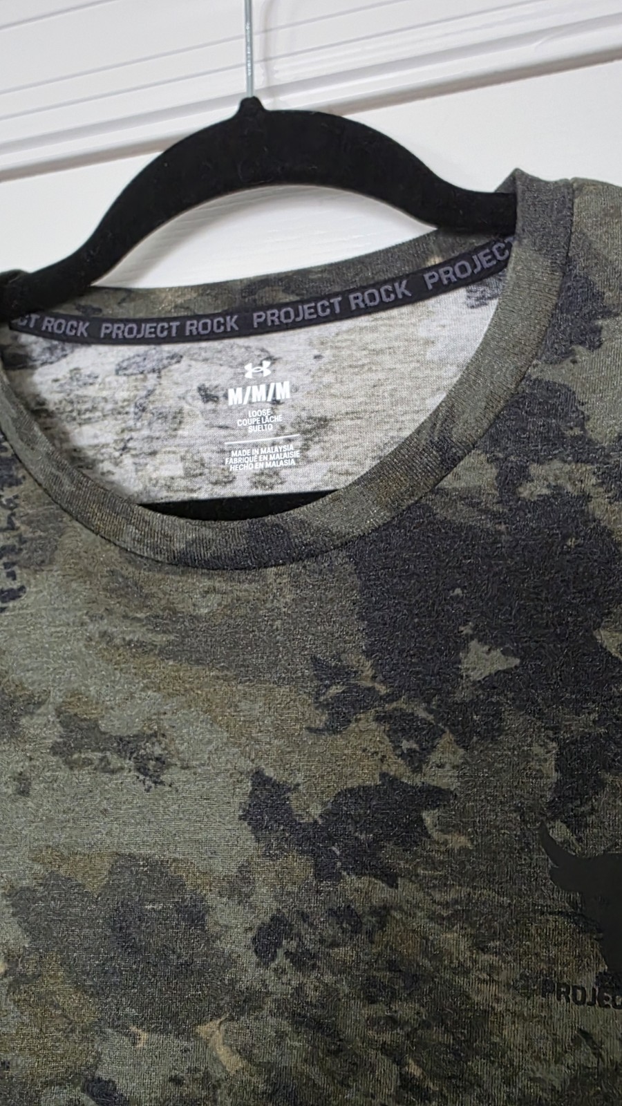 Under Armour Men's Project Rock All Over Brahma Bull T-Shirt 2025 New Camo Print gallery