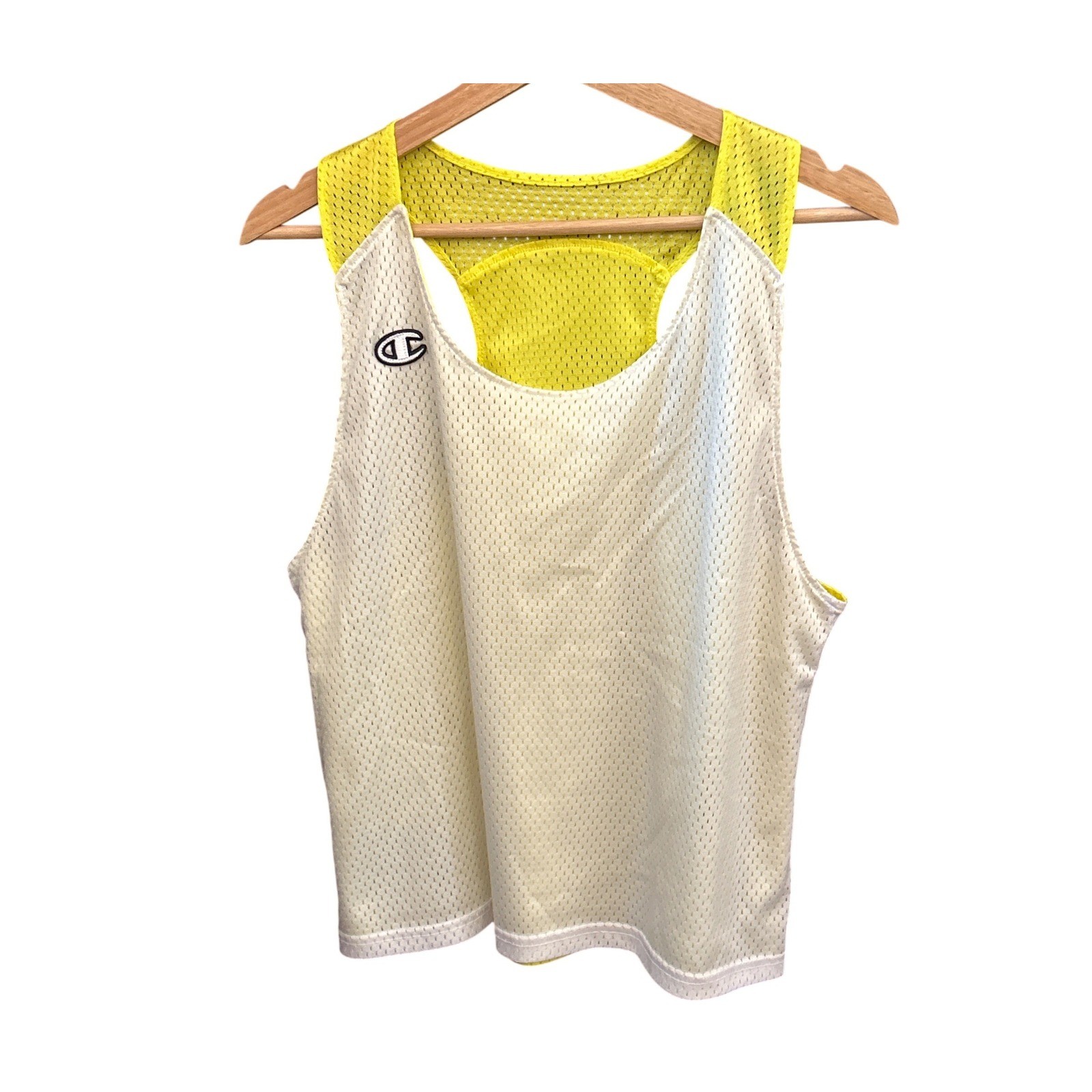 90s Champion Reversible Mesh Tank Top Neon Sporty Streetwear Retro Neon Summer gallery