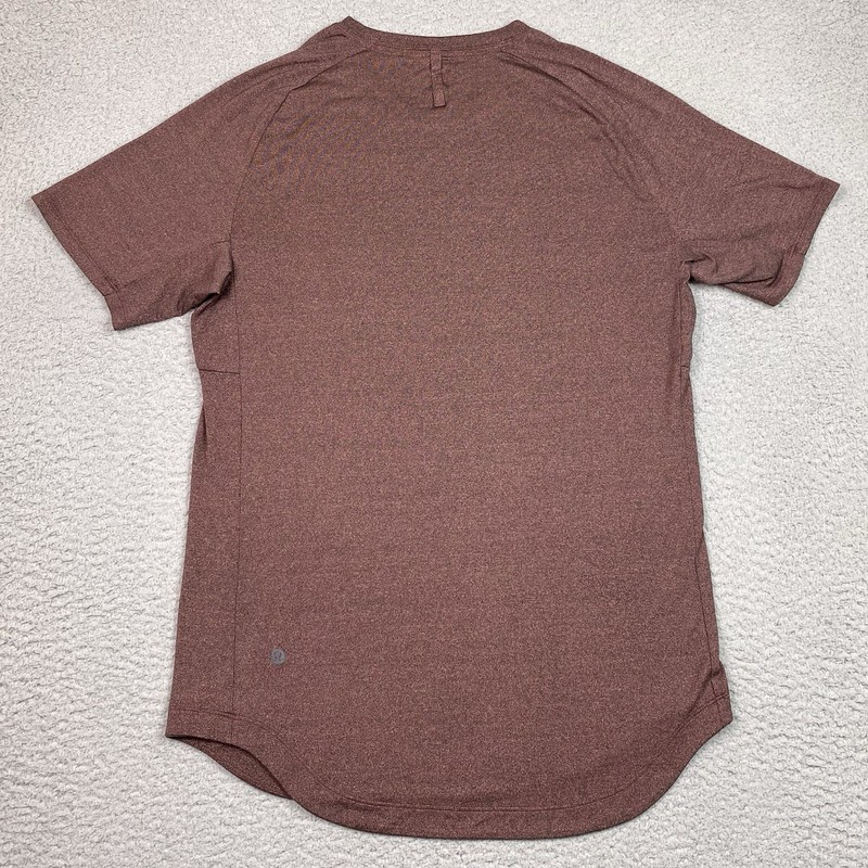 Lululemon T Shirt Men's Size M (Estimated) Curve Hem Gym Workout Athletic Medium gallery