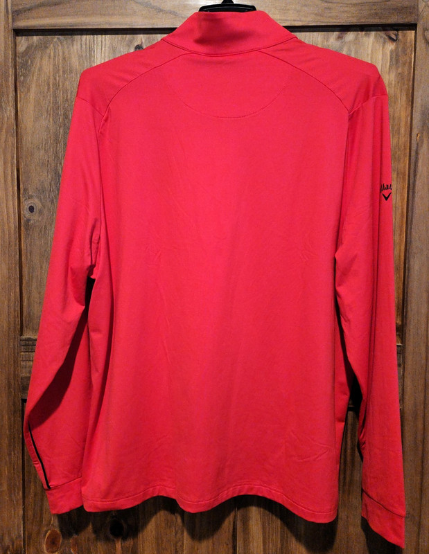 NWT Callaway Golf Swing Tech Mens Size XL Thermal UPF 50 Pullover Activewear gallery