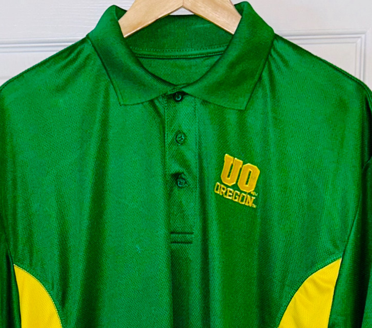 OVB - Men's Performance Polo - University of Oregon - Oregon Ducks - Green - XL