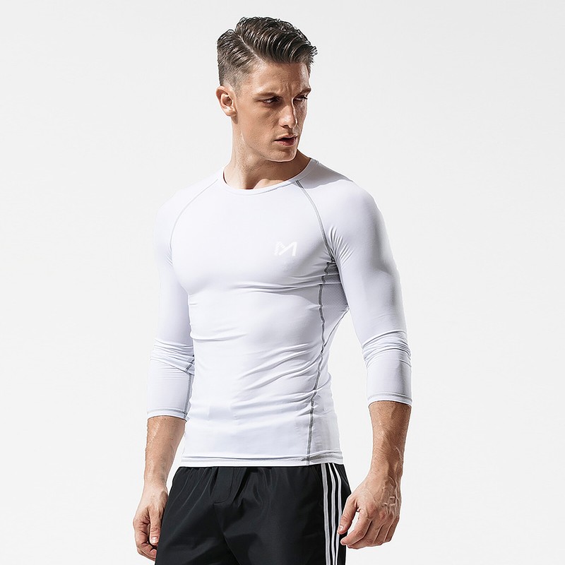 1/2er men's compression shirt functional shirt running shirt long sleeve sports shirt top gallery