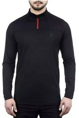 NEW Men’s SPYDER Performance 1/4 Zip Pullover Medium Black ProWeb