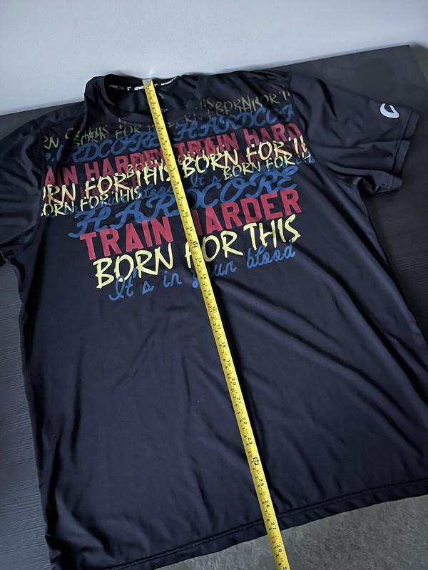 Athletic DNA Training Crew/Tennis Shirt Black Men's Large gallery