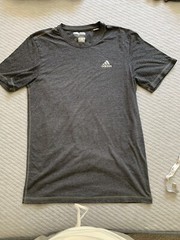 Adidas Aeroknit Climacool Gray Lightweight Breathable Tennis Shirt