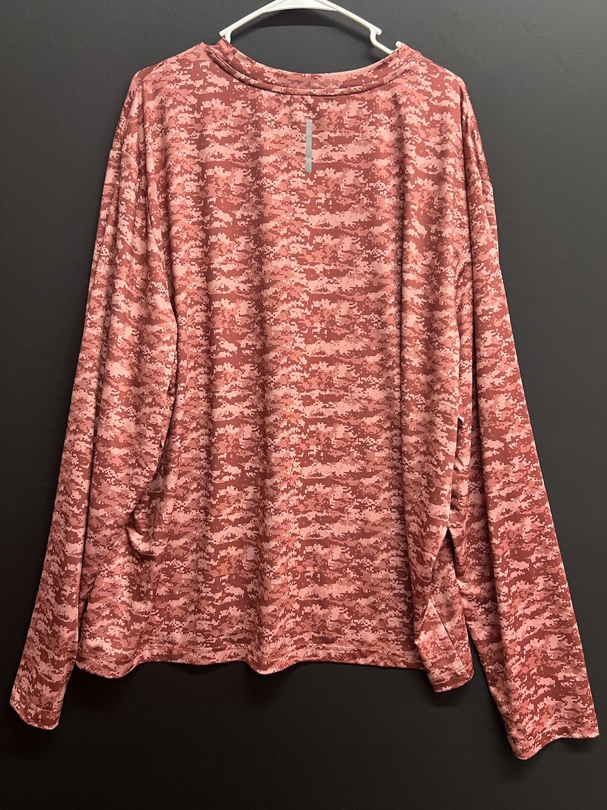 Zelos Men's 2XL Mauve multi Long Sleeved Athletic Fabric Shirt stretch NWOT gallery
