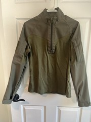 Under Armour Tactical Shirt Mens Medium Black Combat Quarter Zip