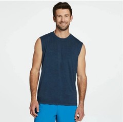 VRST Men’s Essential Muscle Tank Darker Ardosia Slate Size L