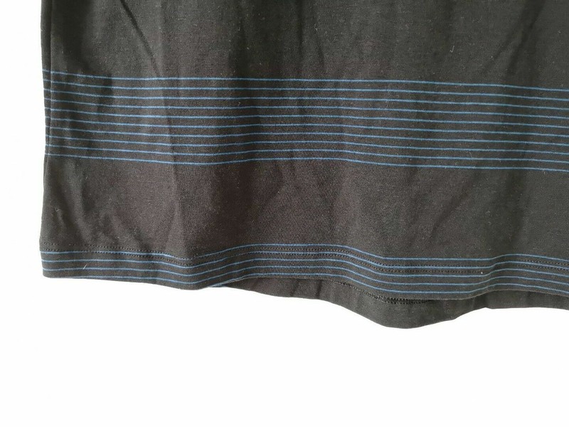NWT LULULEMON 5 Year Basic T Shirt Top Men's Small OAMM Black Blue Stripe gallery