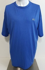 NIKE Training Embroidered Lettering Blue Size Large Athletic T-Shirt