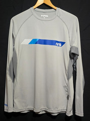 NRS Men’s H2CORE Silk Weight Performance LS Crewneck – Gray – Sz M*