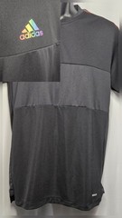 Adidas Tiro Pride Jersey Men’s Medium Areoready Black Futbol World Cup EUC