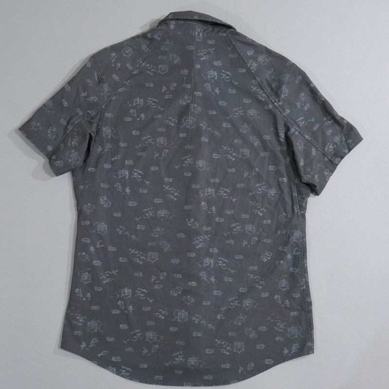 Lululemon Button Up Shirt Medium Adult Black Green Airing Easy Short Sleeve Mens gallery