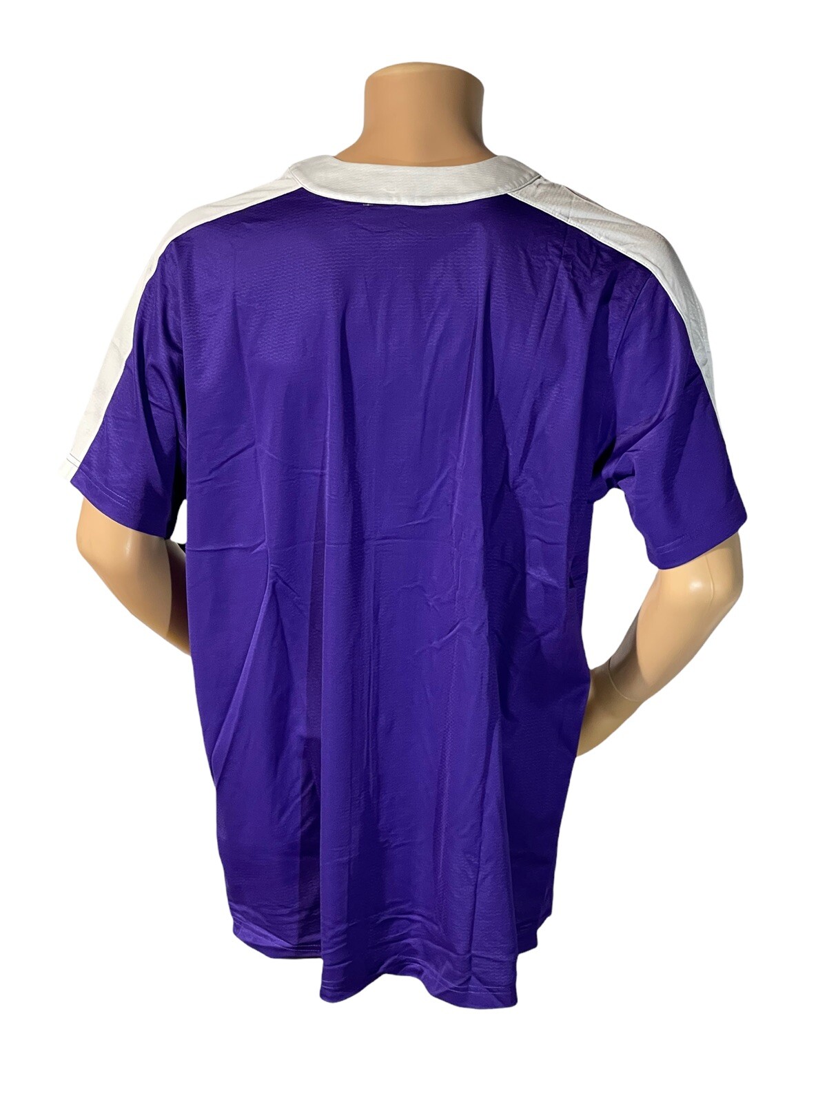 Nike Team Baseball Practice One Button Henley XL Purple BQ5399-546 gallery