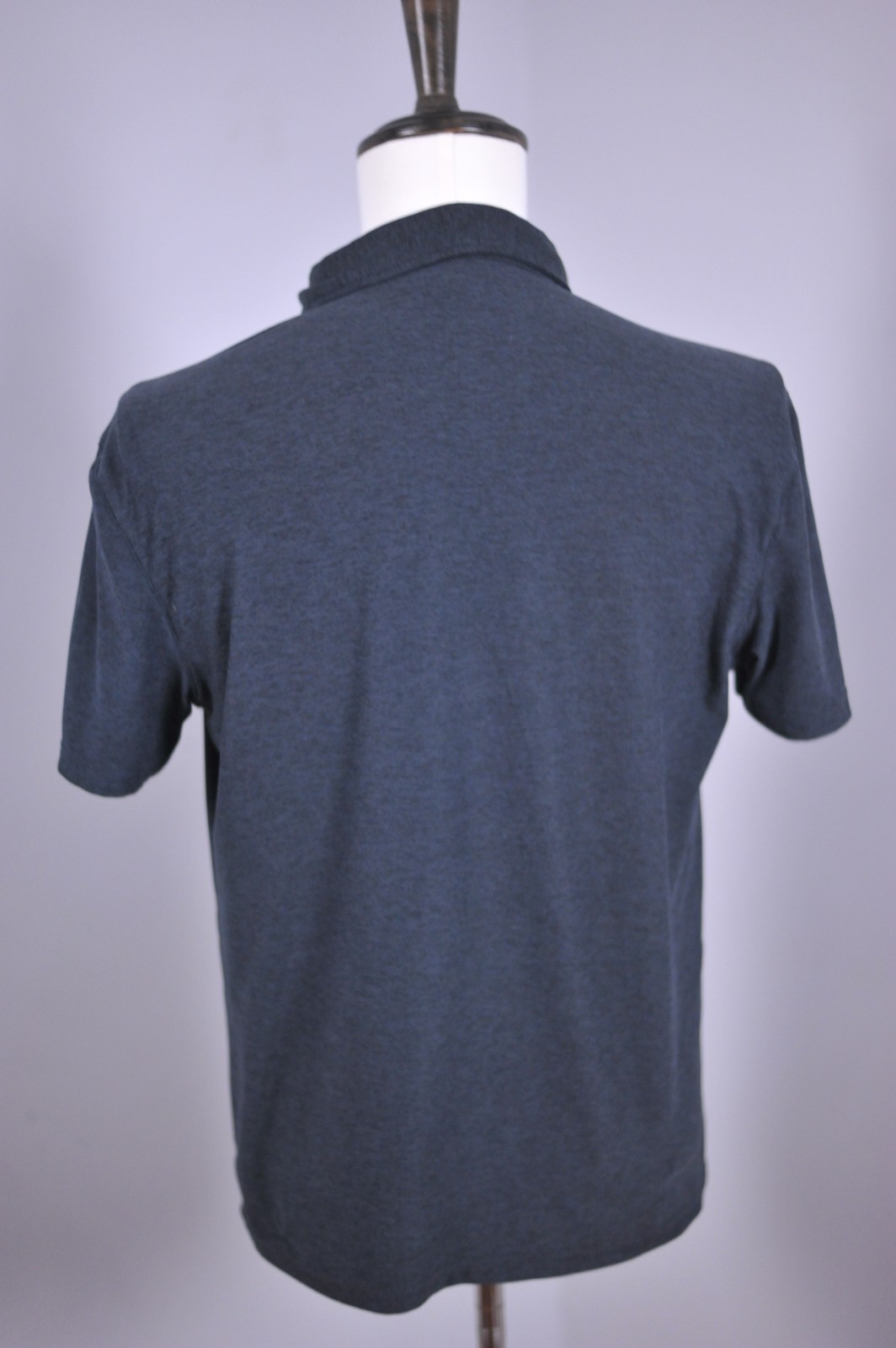 Vuori Strato Tech Polo Shirt Charcoal Heather Men's Small S gallery