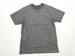 Lululemon Metal Vent Gray Stretch Your Head Shirt Tee Mens Large