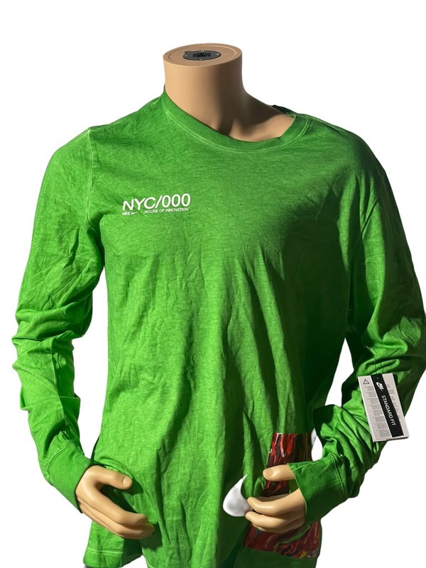 Nike Mens NSW House Of Innovation NYC /000 Shirt - Large - Green - DC8420-304 gallery
