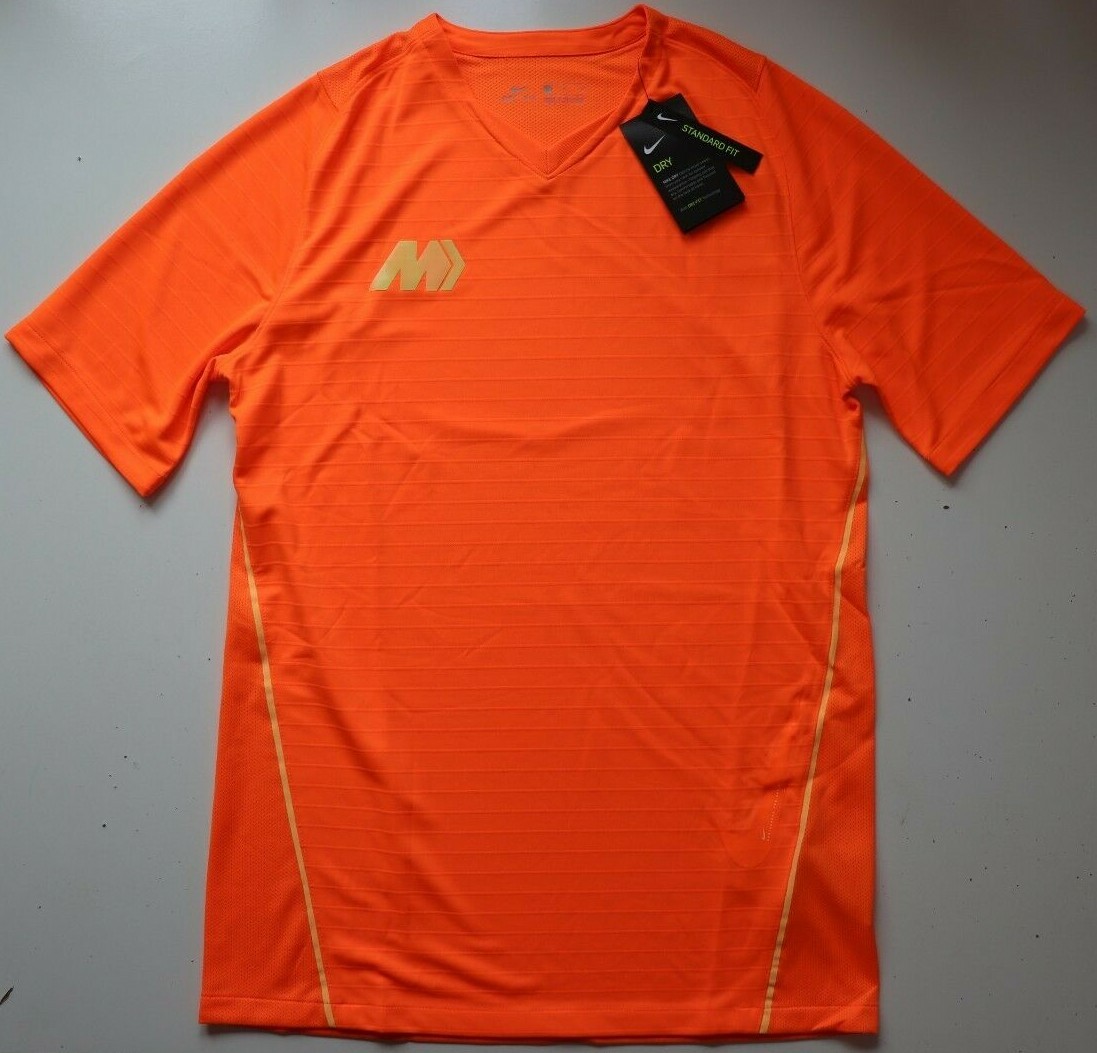 NIKE DRI FIT MERCURIAL STRIKE FOOTBALL TRAINING TOP - ORANGE CK5603-803 MEN M gallery