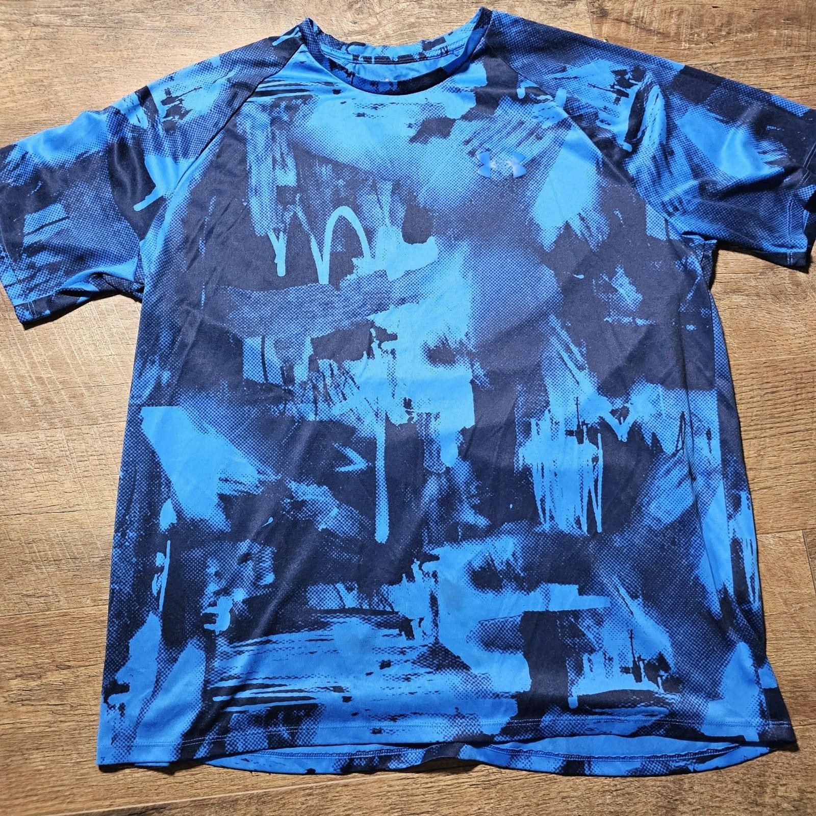 Mens Under Armour Performance Tshirt Xl Blue gallery