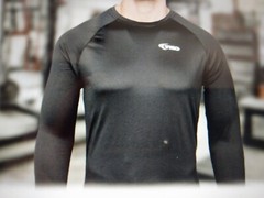 TKO Men’s Performance Base Layer Quik Dry Shirt Fleece Lined (Small)