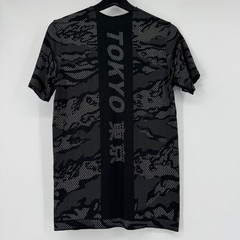 Lululemon Metal Vent Tech Tokyo Camo Short Sleeve Shirt Mens XS Black Grey