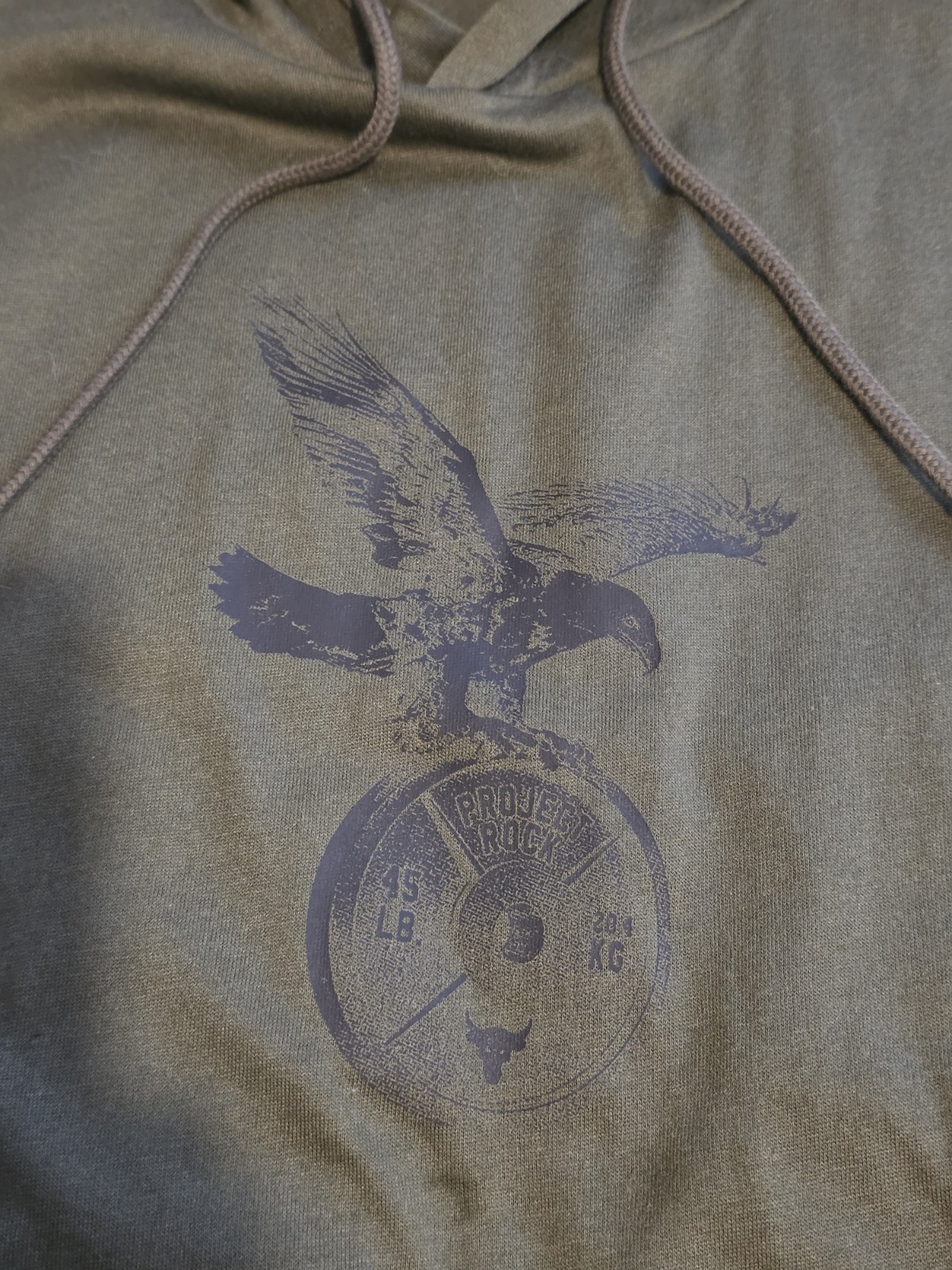 Under Armour Project Rock Sleeveless Eagle Hoodie Tank Men's L gallery