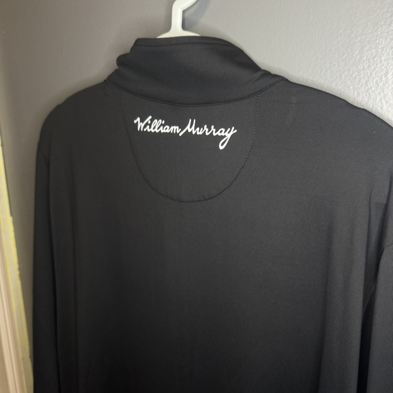 WILLIAM MURRAY MEN'S CHIP SHOT PULLOVER IN BLACK - SIZE L gallery