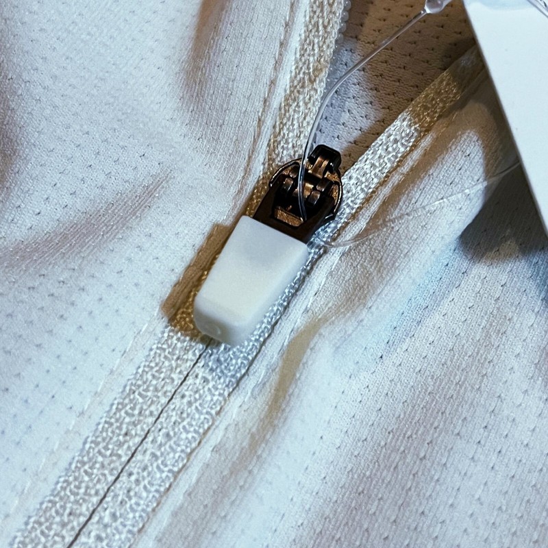 UNIQLO DRY-EX UV Protection Half-Zip T-Shirt Off White Mens Ultra Stretch UPF50+ gallery