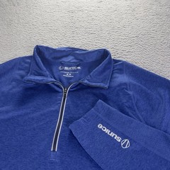 Sunice Half Zip Pullover Mens Medium Blue Long Sleeve Golf Performance Active