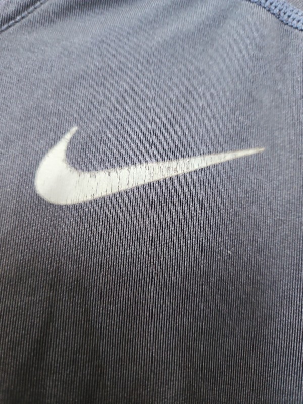 Nike Pro Combat Dri-Fit Fitted Longsleeve Activewear Shirt Mens Size XL Navy Blu gallery