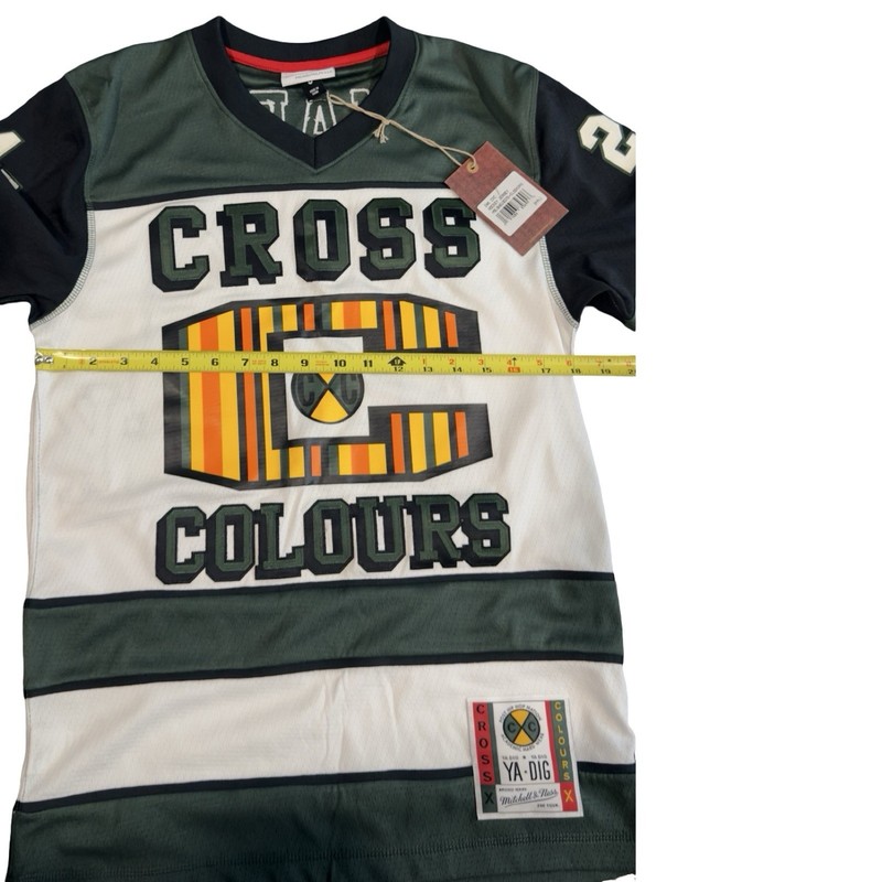Maillot Bruno Mars Cross Colours Mitchell & Ness Ya-Dig 24K Magic Tour S gallery