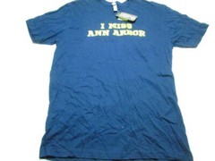 NWT Underground Printing Mens Size M T-Shirt Blue Sportwear Gym Casual