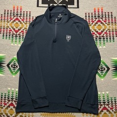 G/FORE Sweater Mens XL Blue 1/4 Zip Performance Stretch Golf Pullover Outdoor D3